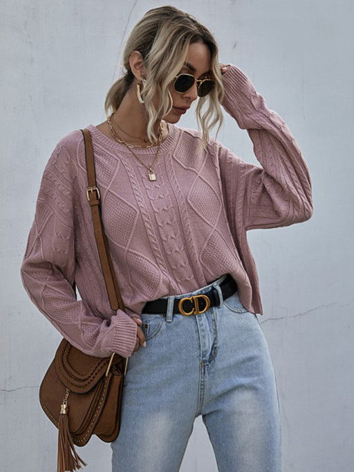 Cozy Twist Detail Knit Sweater for Effortless Style