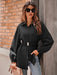 Stylish Women's Belted Shirt Jacket with a Chic Twist