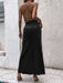 Sexy Backless Knit Suspender Dress for Women's Vacation Style