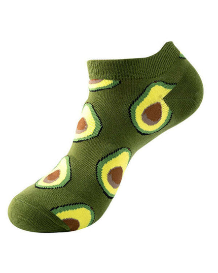 New Thin Crew Socks with Interesting Patterns