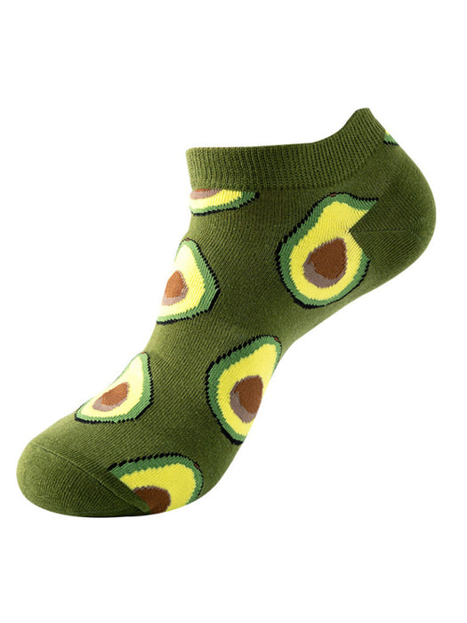 New Thin Crew Socks with Interesting Patterns