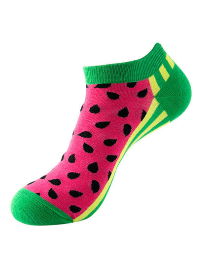 New Thin Crew Socks with Interesting Patterns