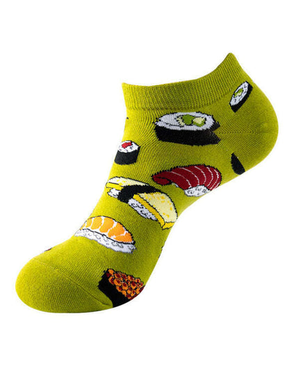 New Thin Crew Socks with Interesting Patterns