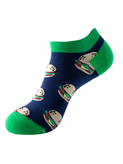 New Thin Crew Socks with Interesting Patterns