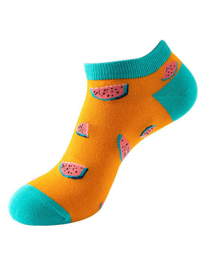 New Thin Crew Socks with Interesting Patterns