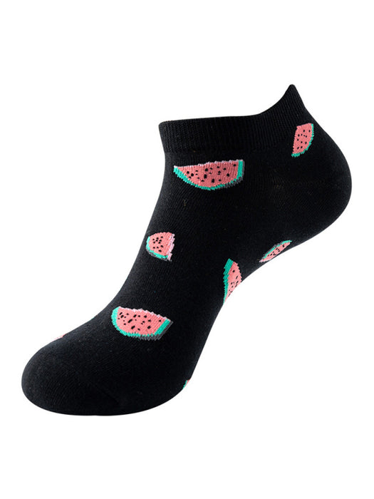 New Thin Crew Socks with Interesting Patterns