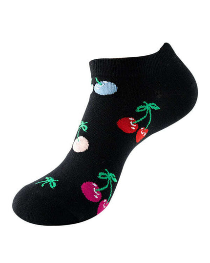 New Thin Crew Socks with Interesting Patterns