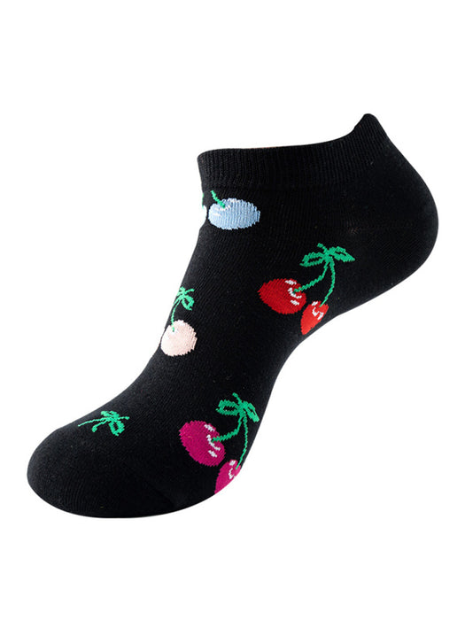 New Thin Crew Socks with Interesting Patterns