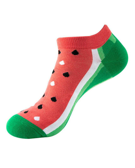 New Thin Crew Socks with Interesting Patterns