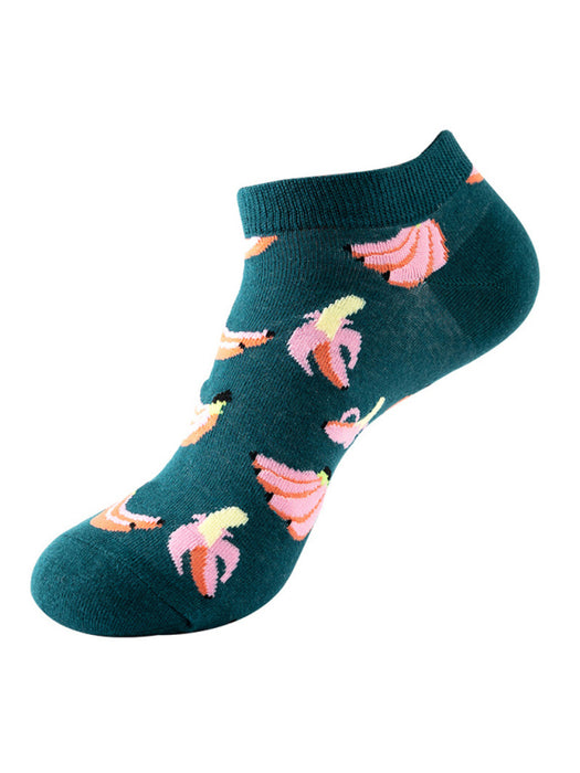 New Thin Crew Socks with Interesting Patterns