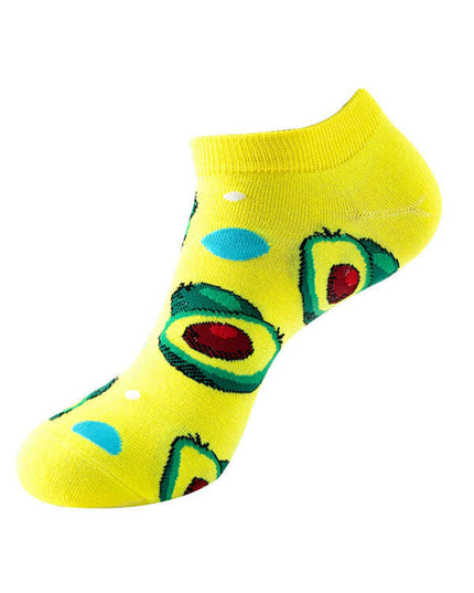 New Thin Crew Socks with Interesting Patterns