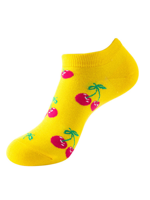 New Thin Crew Socks with Interesting Patterns
