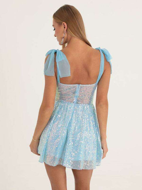 Dazzling Sequin Elegance: Chic Strapped Party Dress