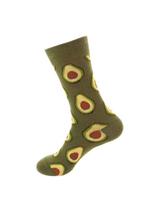 Leisure Patterned Cotton Women's Socks