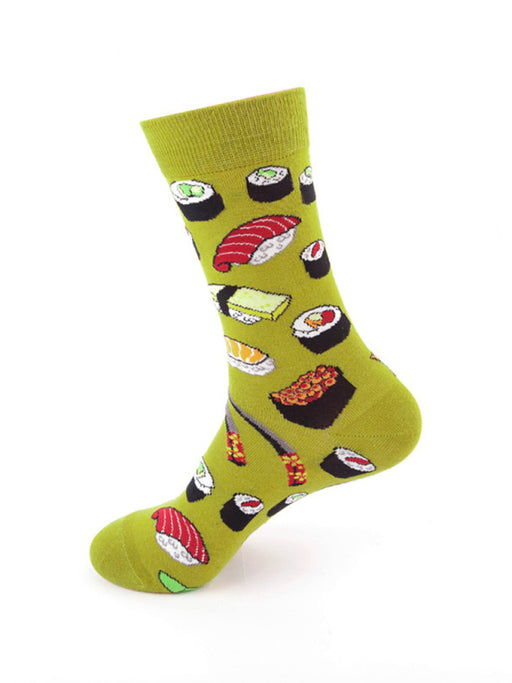 Leisure Patterned Cotton Women's Socks