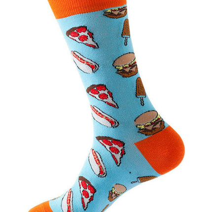 New trendy and fun fruit pattern mid-calf socks