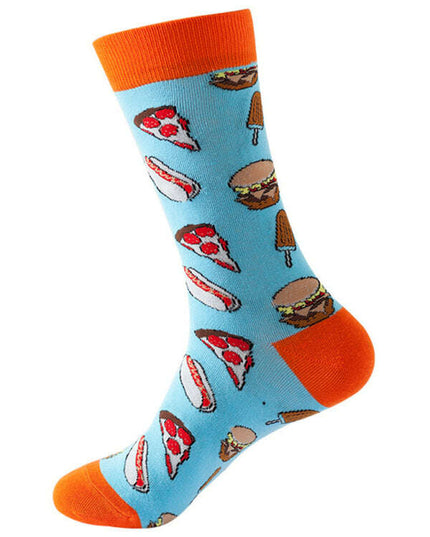 New trendy and fun fruit pattern mid-calf socks