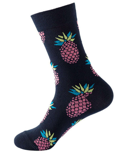 New trendy and fun fruit pattern mid-calf socks