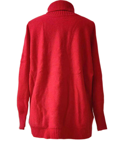 Women's Christmas casual bat sleeve letter knitted sweater