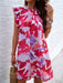 Women's Sophisticated Sleeveless Floral Print Dress