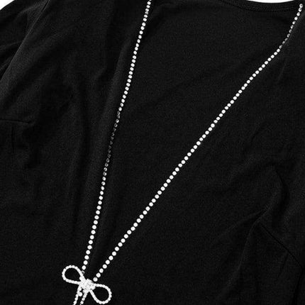 Elegant V-neck Long-Sleeve Dress for Fashion Enthusiasts