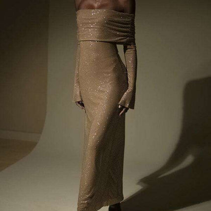 Chic Boat Neck Bodycon Dress for Seamless Transition from Day to Night