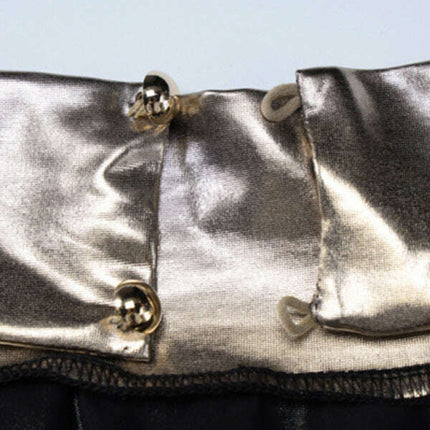 Women's sexy backless pleated glossy dress