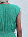 Women's new resort style printed sleeveless strappy dress