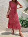 Women's new resort style printed sleeveless strappy dress