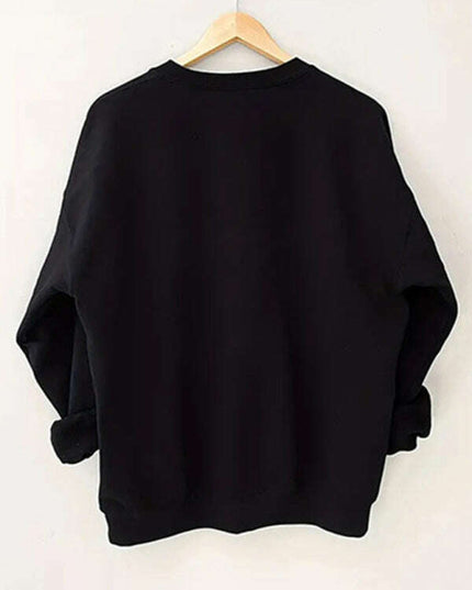 Women's Casual Moon Phase Graphic Sweatshirt