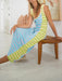 Stylish Women's Sleeveless Knit Maxi Dress with U-Neck and Open Back