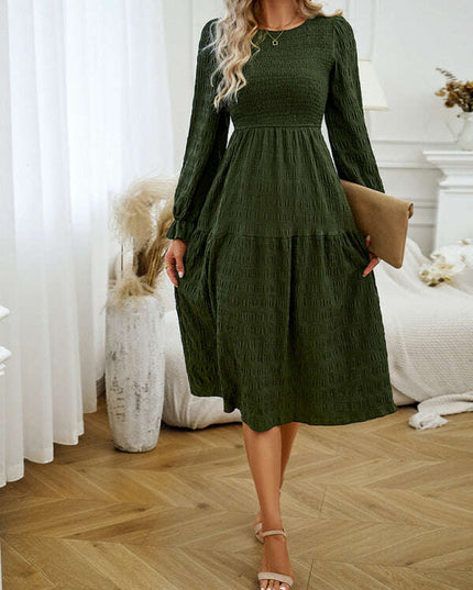 Women's Elegant Commuting Round Neck Dress