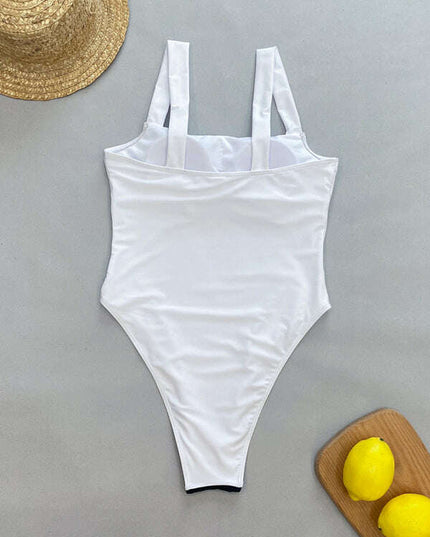 Women's New Elegant Color Block Swimsuit