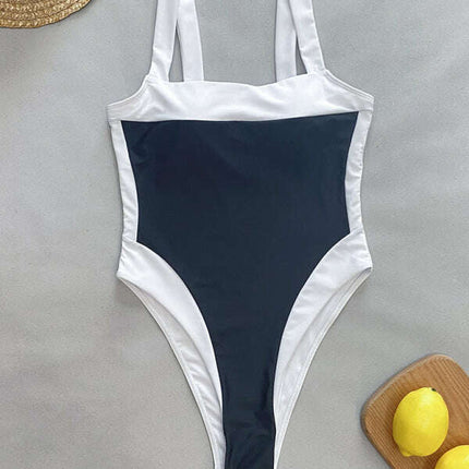 Women's New Elegant Color Block Swimsuit