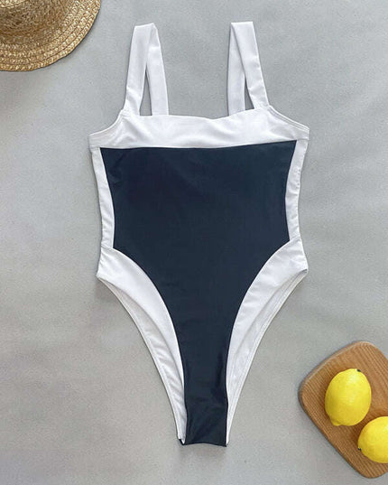 Women's New Elegant Color Block Swimsuit