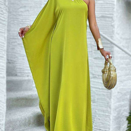 Chic One-Shoulder Loose Dress for Women
