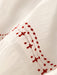 New literary retro casual loose embroidered long dress with large hem