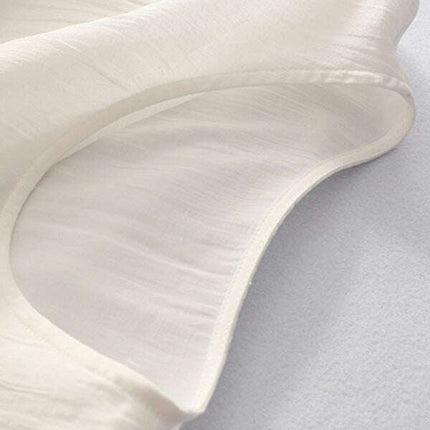 New literary retro casual loose embroidered long dress with large hem