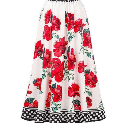 Chic Floral Swim Skirt - Stylish Summer Beachwear Ensemble