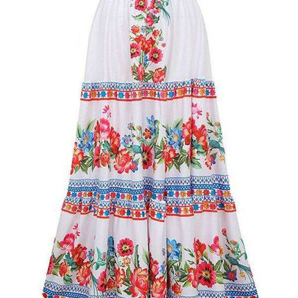 Chic Floral Swim Skirt - Stylish Summer Beachwear Ensemble
