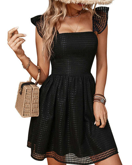 Women's Sexy Hollow Backless Suspender Dress