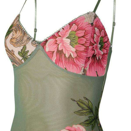 Tropical Blossom Slim Fit Travel Dress