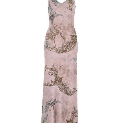 Tropical Blossom Slim Fit Travel Dress