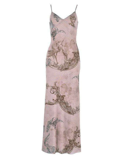 Tropical Blossom Slim Fit Travel Dress