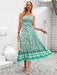 Bohemian Chic Halter Neck Maxi Dress for the Free-Spirited Fashionista