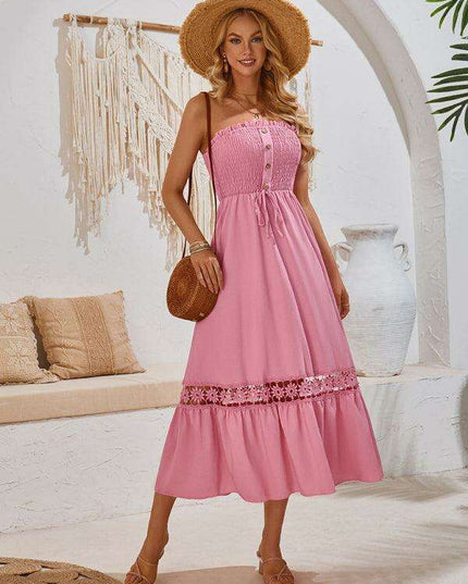 Summer Serenity Strapless Sundress