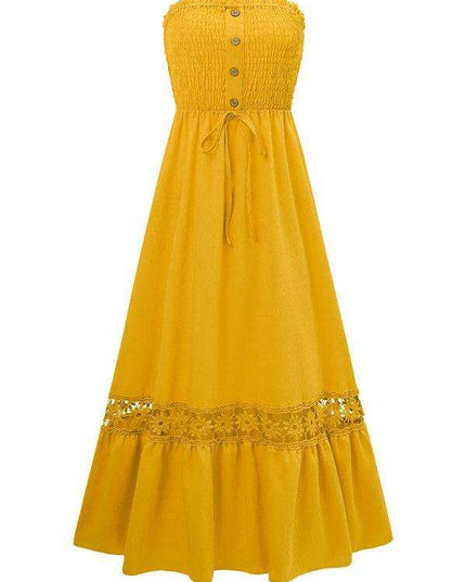 Summer Serenity Strapless Sundress