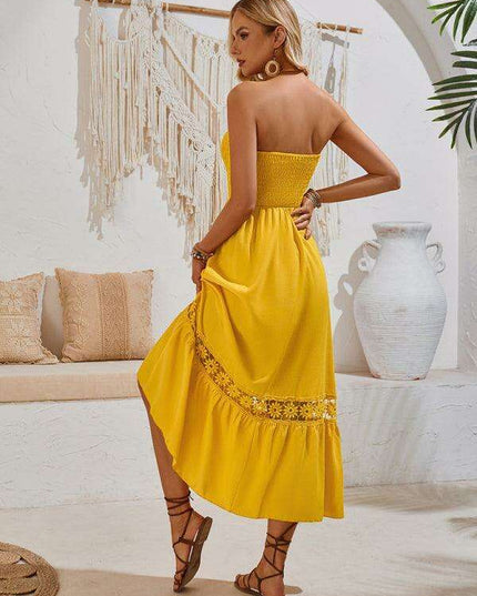Summer Serenity Strapless Sundress