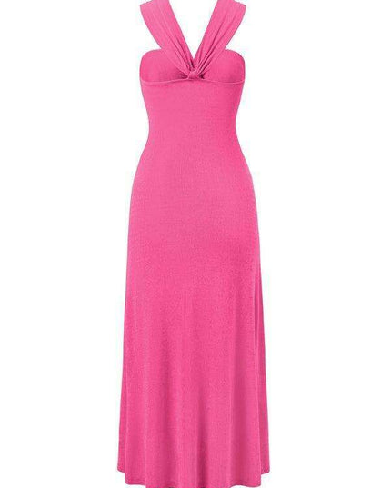 Chic Off-Shoulder Dress with Flowing Streamer Accents