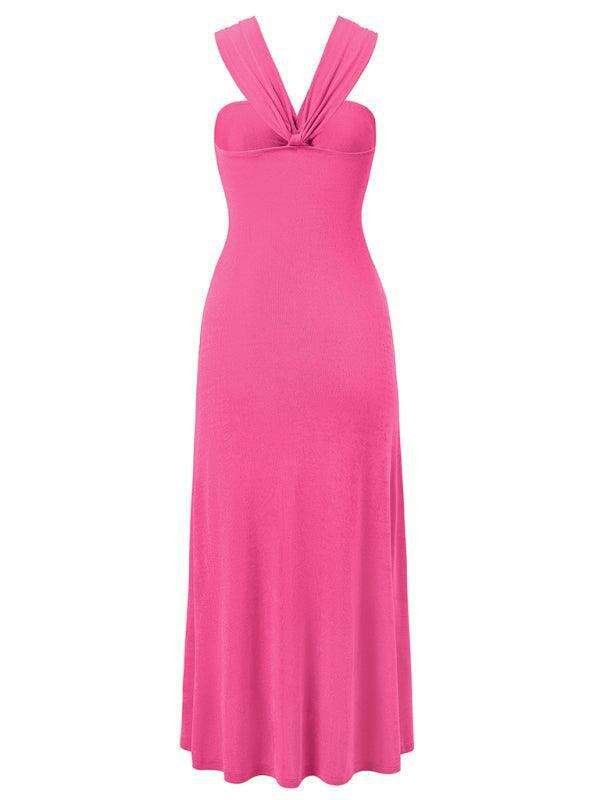 Chic Off-Shoulder Dress with Flowing Streamer Accents